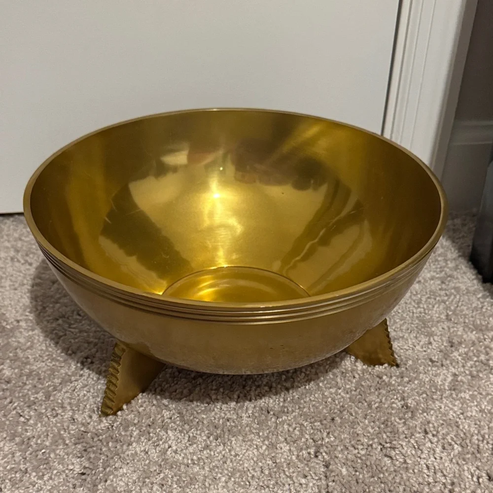 Z Gallerie Gold Decorative Bowl